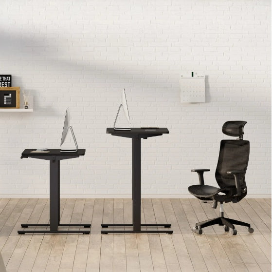 Electric Standing Desk Whole Piece Adjustable Height Desk Home Office Computer Workstation Sit Stand Up Desk