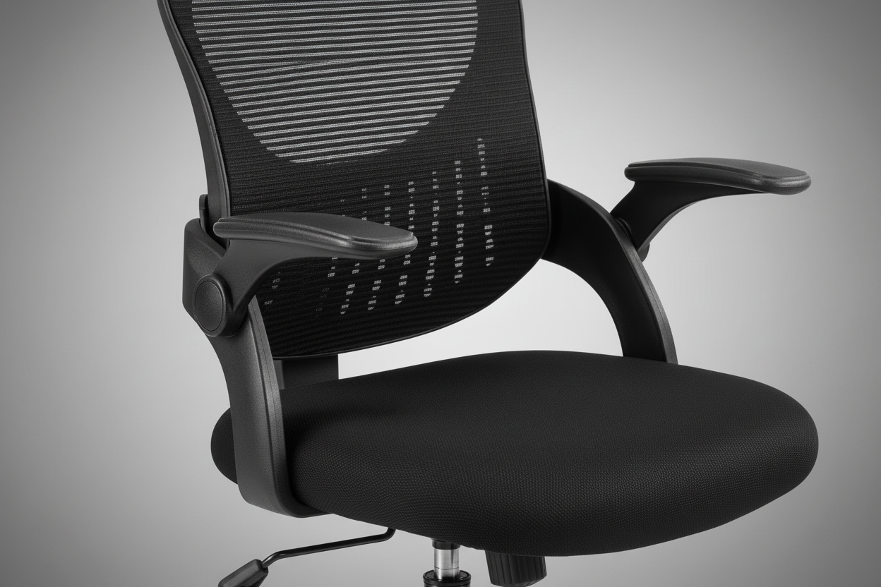 Chair armrest grey