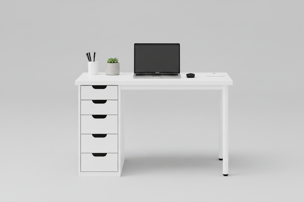 Desk Front View
