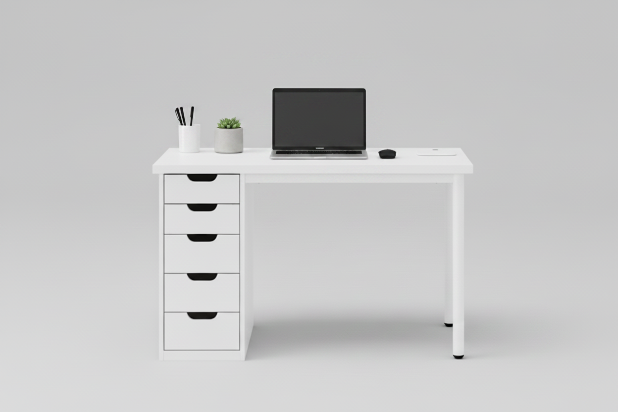Desk Front View