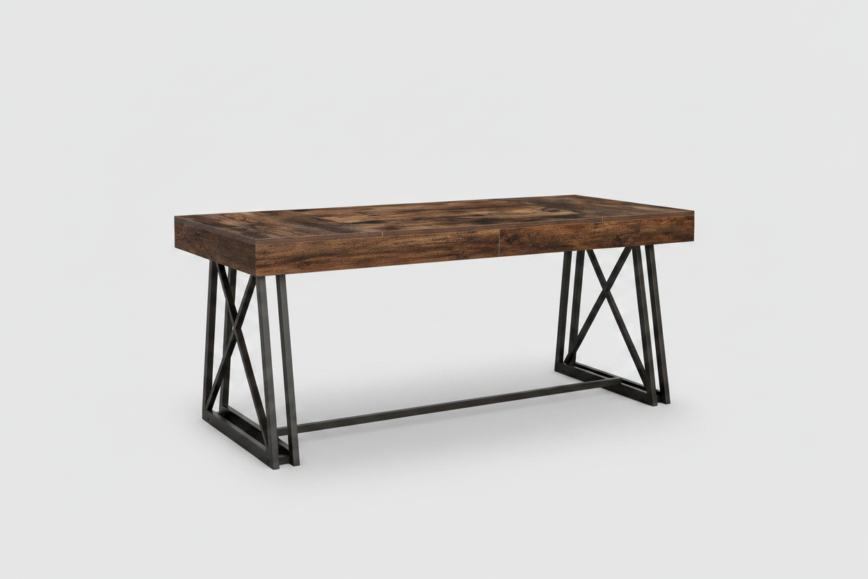 Desk rear angle