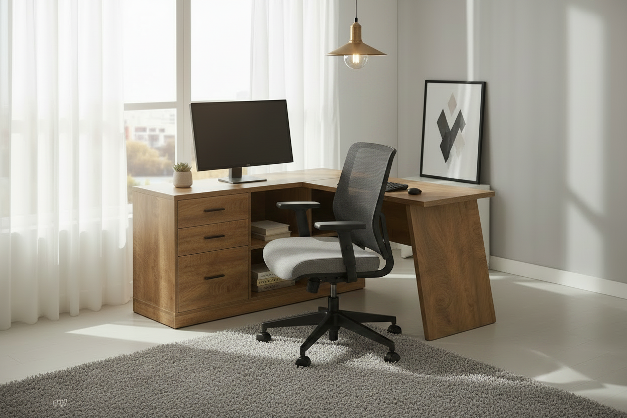 Desk with Chair - Modern Home Office