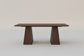 Desk with gray background