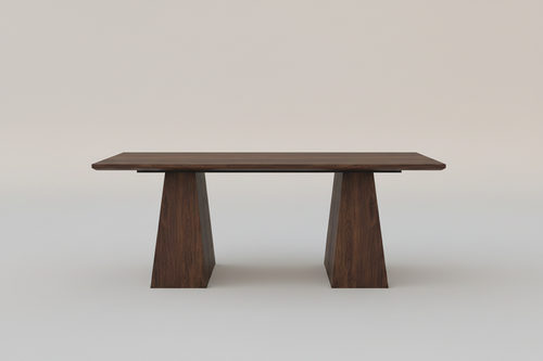 Desk with gray background