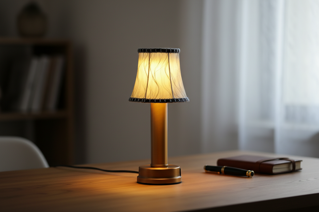 Lamp on a Desk
