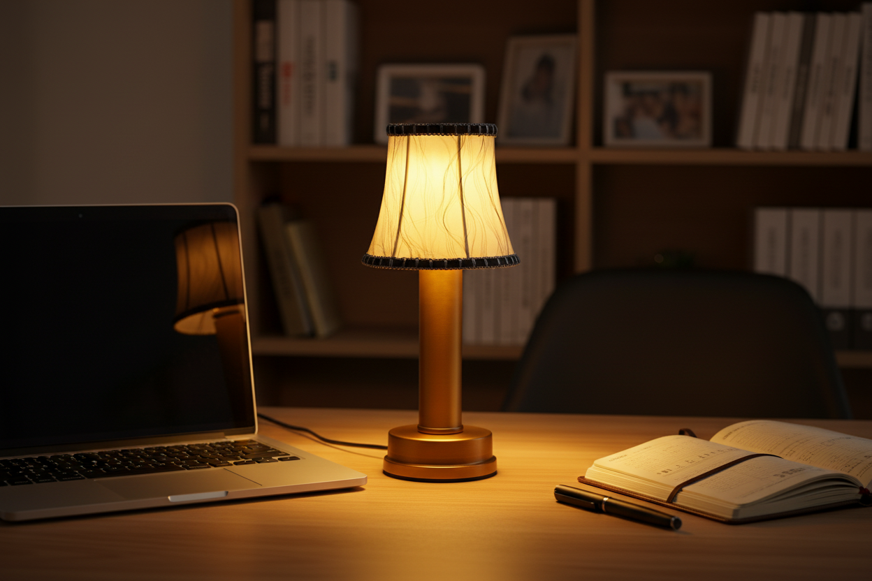 Lamp on Desk