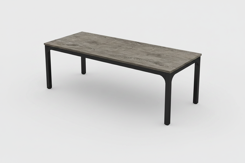 Table with grey background